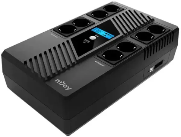 UPS NJOY Token 600 360W UPS (UPCSBLS660TTOAZ01B),Crni,345mm x 200mm x 100mm Slika 3