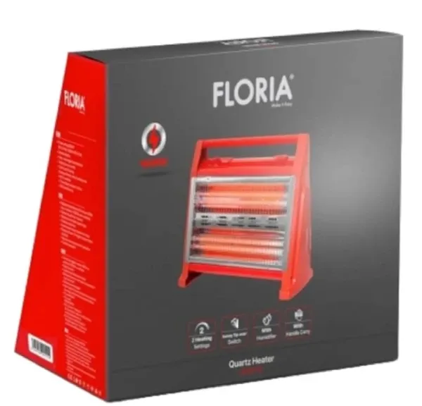Floria / Zilan ZLN1114 Kvarcna grejalica, 3stepena jacine, Sigurnosni prekidae 1600W Slika 5