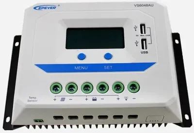 Epever Kontroler punjenja 60A 12/24/36/48V VS6048AU LCD,Beli Slika 4