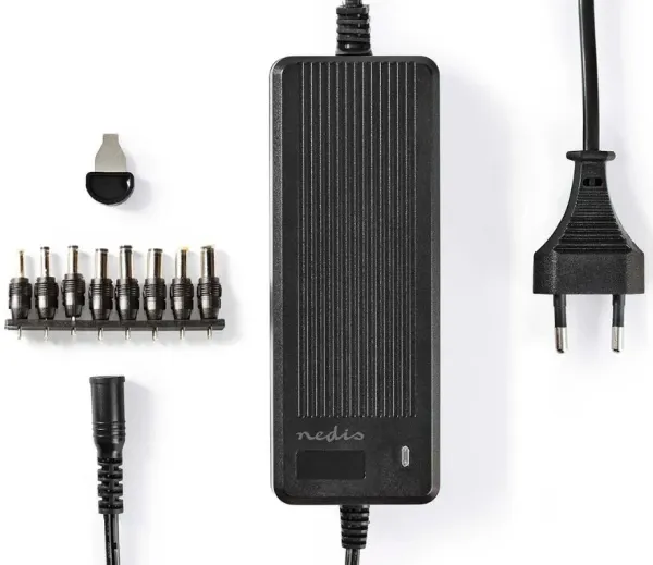 NEDIS ACPA116 Universal AC Power Adapter 60W, 6-16V DC, 1.10m 5.0-5.2A 8-plug(s), Black Slika 4