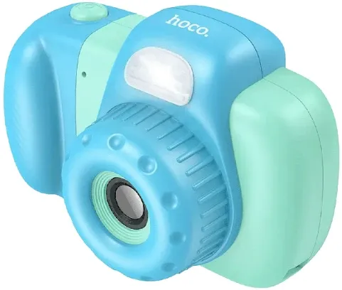 HOCO DV201 Blue Decija kamera 2 IPS LCD, 32 MPx, FullHD, miD,240x320,USB-C,47g Slika 1