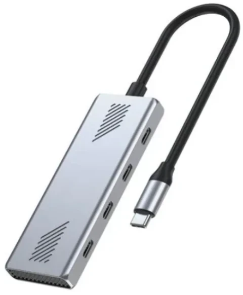 UHB-CM-U310-C4-01 Gembird razdelnik, IN-1 x USB Type-C (M) OUT-4 x USB Type-C (F) Slika 3