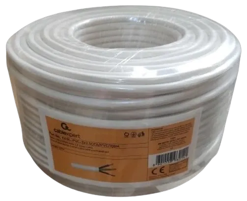 GEMBIRD KABL-PVC-3X2.5CCA/PVC/100M,Fleksibilni naponski kabl,Beli Slika 2