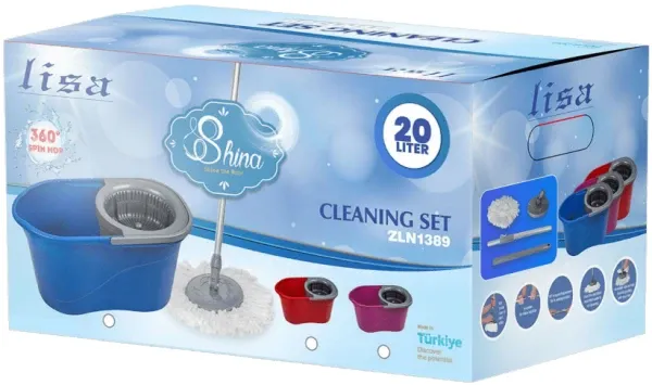 Zilan ZLN1389/BL- Mop set za ciscenje podova,plava Slika 2