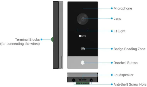 Ezviz Video interfon CS-HP5 (2MP),ekran 7 inca,639g, 1920 × 1080 Slika 2