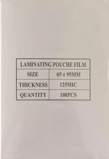 OSTALI Folija za plastifikaciju 65x95 125 mikrona (papir za laminaciju)  100 listova Slika 2