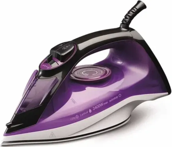 VOLTZ pegla na paru V51050E 2400W,ljubicasta,rezervoar za vodu 220ml Slika 1
