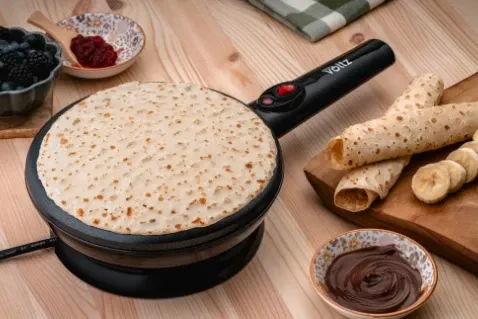 Voltz aparat za palacinke OV51323B ploca 20cm 800W,Crna Slika 2