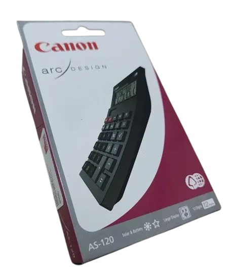 CANON kalkulator AS-120, solar+baterija Slika 3