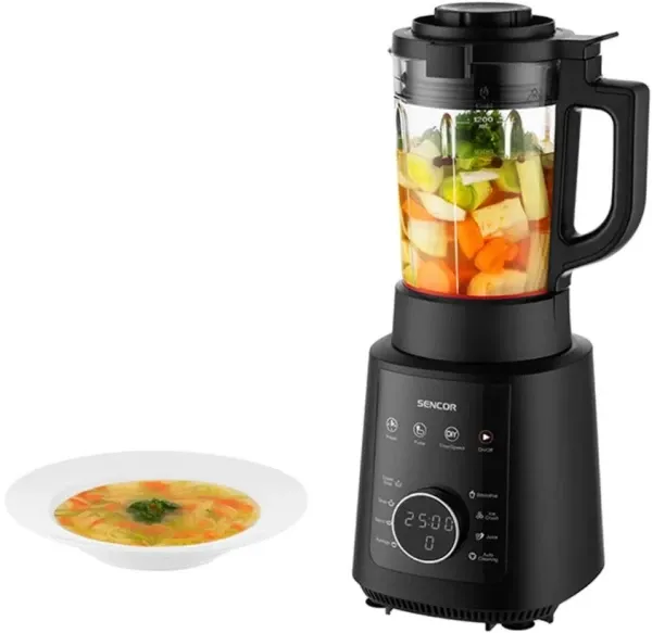 SENCOR SBU 0510BK Multifunkcijski blender sa funkcijom kuvanja,1200 W,crna,1.2l Slika 3