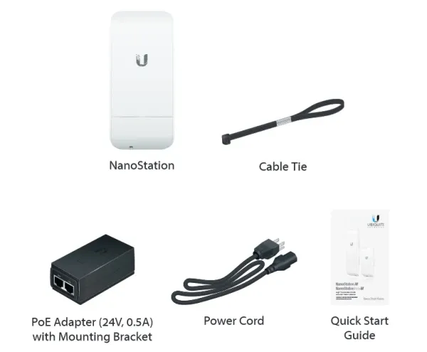 Ubiquiti UQ-NSM5-LOCO NanoStation M5 LOCO 5GHz, 13 dBi, MIMO 2x2 tehnologija Slika 1