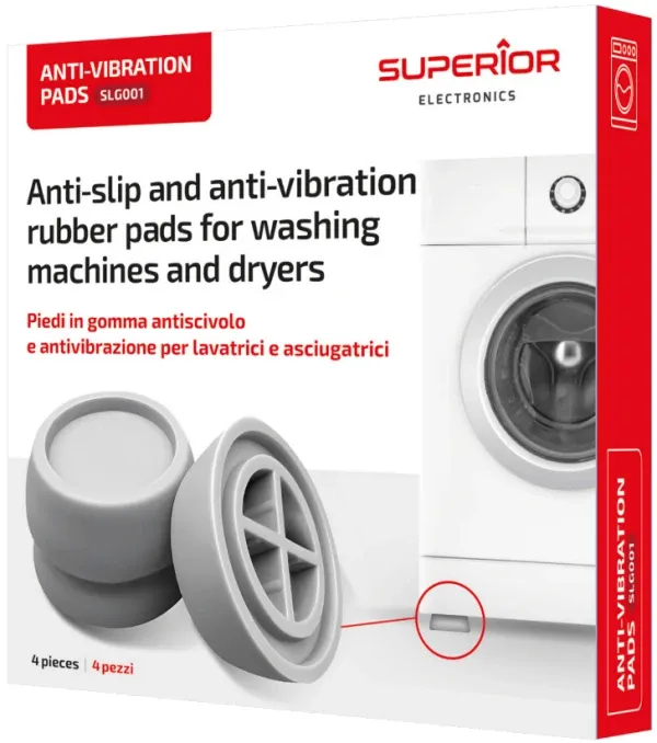 SUPERIOR ELECTRONICS SUPSLG001 Antivibracijske nogice za mašinu za pranje veša, set 4 kom. Slika 1