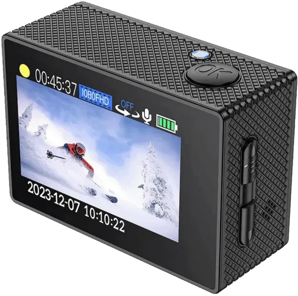 HOCO DV100 Sportska kamera, 2 inca IPS LCD, FullHD, WiFi, microSD Slika 1