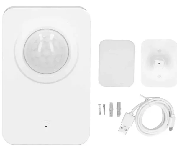 Tuya Wi-Fi smart senzor pokreta,WIFI,Tuya app.,ugao detekcije 128°,Bela Slika 3