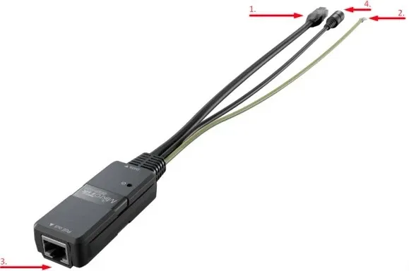 MikroTik GESP+PoE-IN Gigabit PoE injector,crna Slika 1