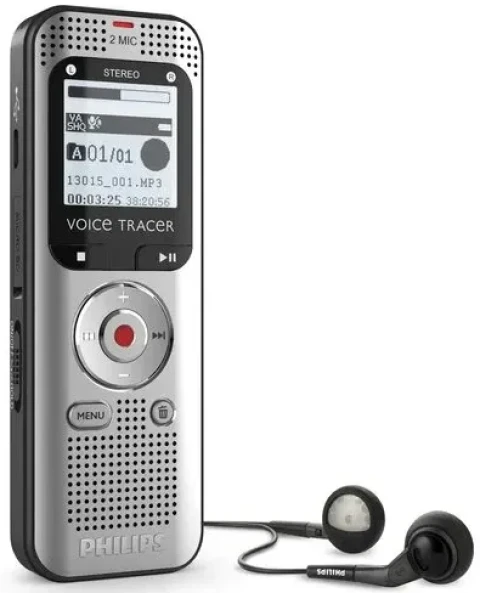 Philips diktafon DVT2015 Mono 8GB/LCD 2x AAA,USB 2.0 Slika 1