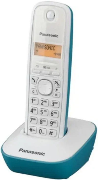 Panasonic bezicni telefon KX-TG1611SPC plavi,memorija 50 brojeva,6 melodija zvona Slika 1