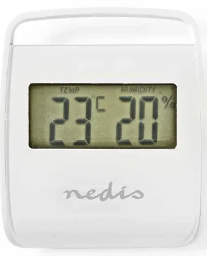 NEDIS WEST100WT Digitalni LCD unutrašnji termometar, Bela Slika 1