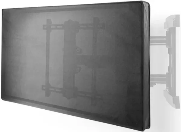 NEDIS TVOC5558BK Spoljna zaštita za TV ekran,Velicina  ekrana: 55-58 inc,Crna, Oksford tkanina Slika 1
