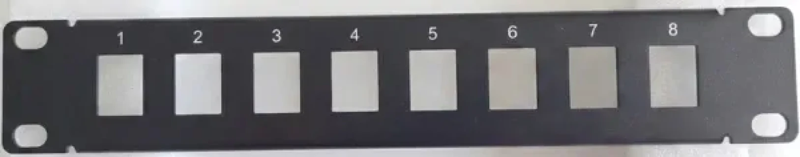 Exelink Patch panel 10in 1U 8 portni bez modula Slika 1