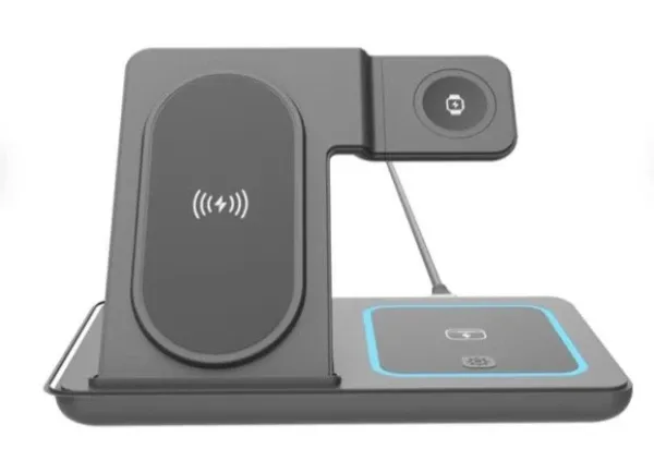 TA-WPC31A-01-BK Gembird Sklopivi bežièni punjaè 3 u 1, 15 W, Apple Watch, crni Slika 4