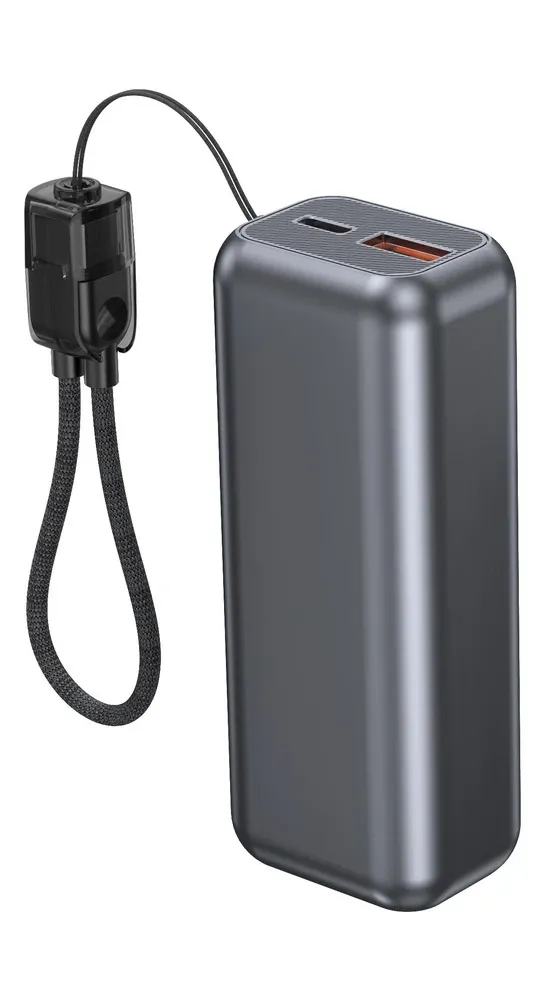 PB10-PD20-LCD-02 Gembird 20W Kompaktna baterija za brzo punjenje sa LCD ekranom, 10000 mAh Slika 1