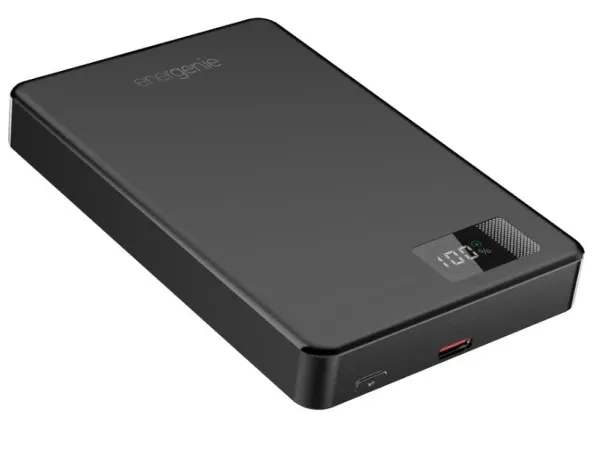 PB10-WPC15M-LCD-01 Gembird 15 W magnetni bežièni prenosni punjaè LCD, 10000 mAh, crni Slika 2