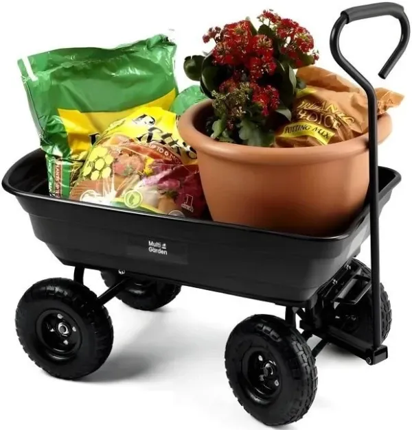 MultiGarden Baštenska transportna kiperska kolica, nosivosti do 200kg,kapacitet 75l Slika 3