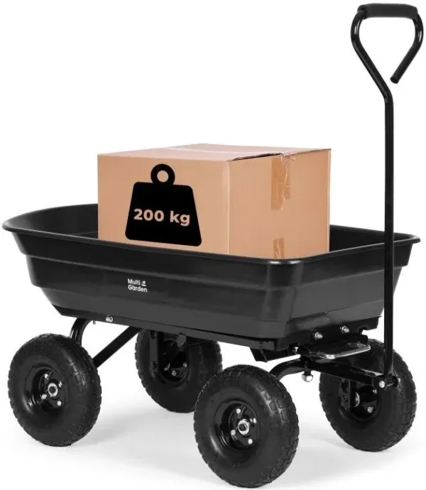 MultiGarden Baštenska transportna kiperska kolica, nosivosti do 200kg,kapacitet 75l Slika 8