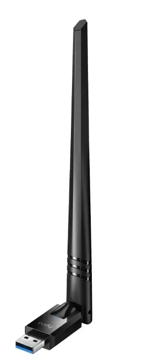 Cudy WU900H,AX900 Wi-Fi 6 Bluetooth 5.4 USB adapter sa visokim pojaèanjem,V1.0, 600 Mbps + 286 Mbp Slika 1