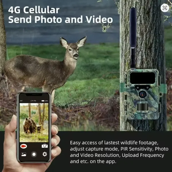 GEMBIRD CAM-32MP-HUNTING-RD4019G GMB trail cam 4G 32MP with SIM,smartphone compatible,fotografisanje prirode Slika 2