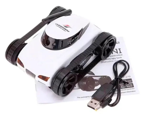 GEMBIRD CAM-IP1MP-SPY Tank GMB mobile APP remote controlled 4ch WiFi HD camera, LED, 150m range, in/outdoor Slika 4