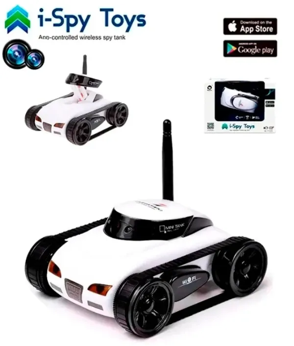 GEMBIRD CAM-IP1MP-SPY Tank GMB mobile APP remote controlled 4ch WiFi HD camera, LED, 150m range, in/outdoor Slika 7