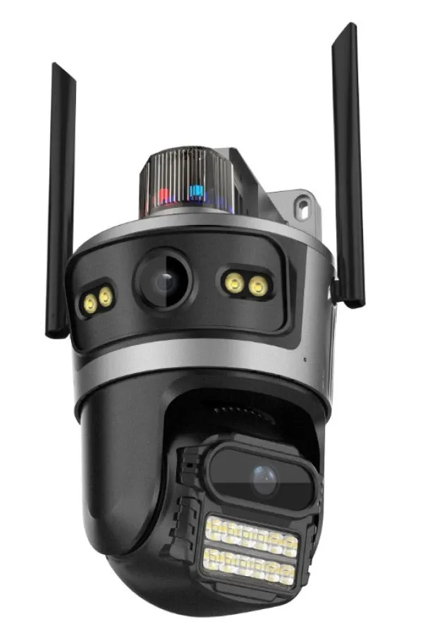 GEMBIRD CAM-IP4MP-TQ11-AOV-WiFi GMB kamera 4MP(2mp+2mp) H.26ai Solar Camera, 3.8 Inch, ICSEE App, 3.6mm,IP66 Slika 4