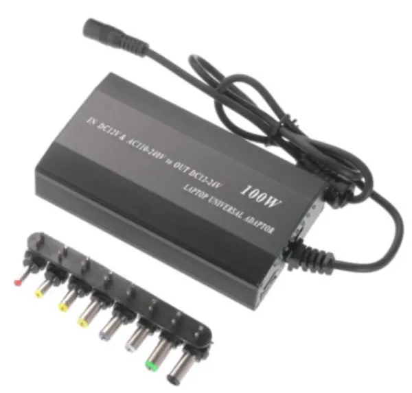 NPA-AC2D Gembird univerzalni laptop punjac AC/DC100W Home+Car, adj. voltage, DC12V,AC240V to 12-24v Slika 1