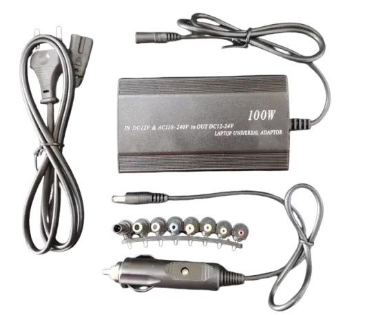 NPA-AC2D Gembird univerzalni laptop punjac AC/DC100W Home+Car, adj. voltage, DC12V,AC240V to 12-24v Slika 4
