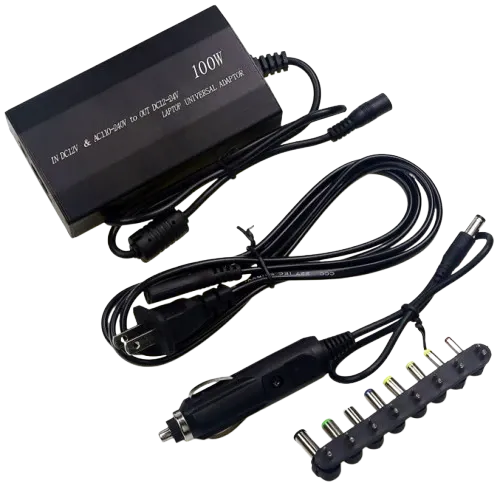 NPA-AC2D Gembird univerzalni laptop punjac AC/DC100W Home+Car, adj. voltage, DC12V,AC240V to 12-24v Slika 1