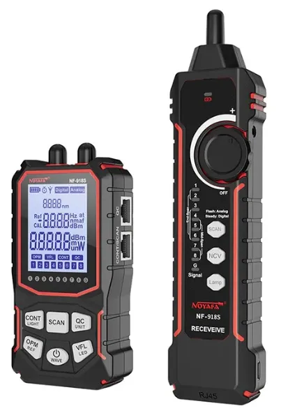 NOYAFA NF-918S Mrezni tester, tragac kablova, opticki merac snage i VFL lokator gresaka Slika 1