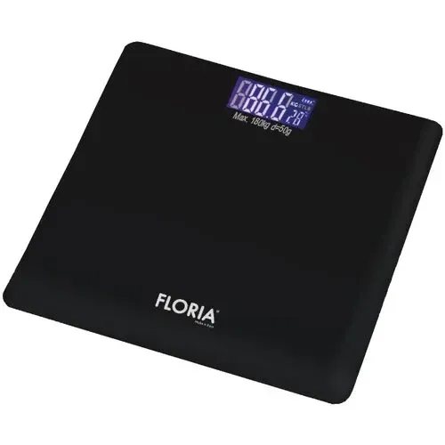 Zilan ZLN7684 Vaga staklena digitalna (Floria), do 180 kg, crna Slika 1