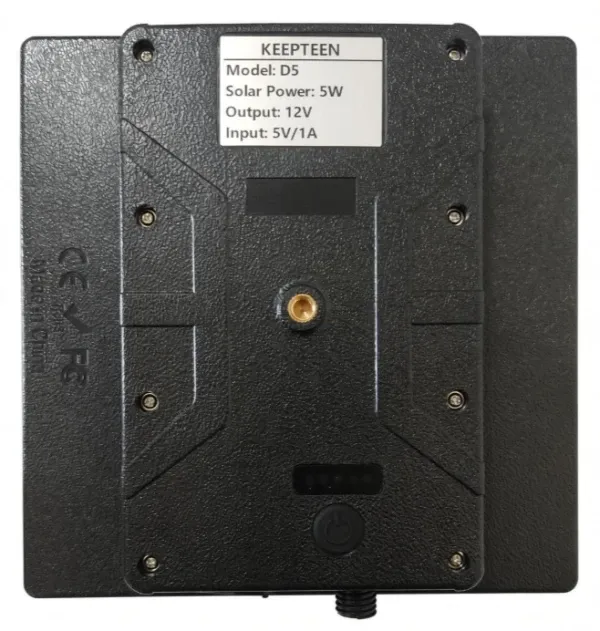 GEMBIRD SMART-Solar-panel GMB 5w, BMS UPS Battery lithium loT 3.2v/5v/6v/9v/12v, max 7.2V/0.5A,Lifepo4 18650 Slika 3