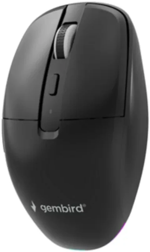 MUSW2-6B-0 Gembird Bezicni mis 2,4GHz+ Bluetooth opticki 800-1600Dpi 6-tastera crni 110mm Slika 5