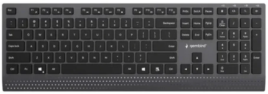 GEMBIRD KB-MCH-06 Multimedijalna Slim tastatura US-international Slika 4