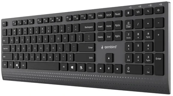 GEMBIRD KB-MCH-06 Multimedijalna Slim tastatura US-international Slika 5