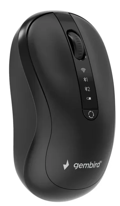 MUSW2-4B-01 Gembird Bežièni miš sa 4 tastera, Dual Mode, crni,800-1600 DPI,107 mm Slika 4