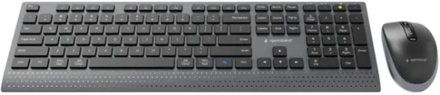 GEMBIRD KBS-WPS-02 Bezicni desktop set tastatura i mis Bluetooth 5.2 + WiFi 2.4 GHz US layout Slika 3