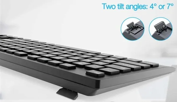 GEMBIRD KBS-WPS-02 Bezicni desktop set tastatura i mis Bluetooth 5.2 + WiFi 2.4 GHz US layout Slika 6