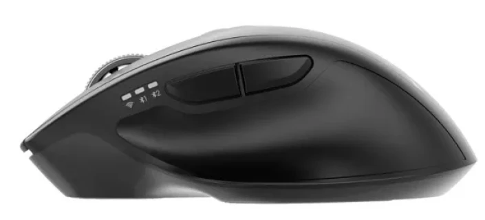 MUSW2-6B-02 Gembird Bežièni miš sa 6 tastera, dual-mode,2.4G + BT,800-2400 DPI,crna,112mm Slika 3