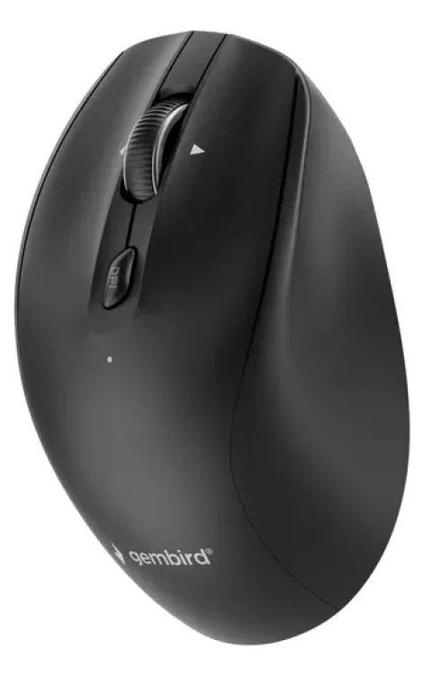 MUSW2-6B-02 Gembird Bežièni miš sa 6 tastera, dual-mode,2.4G + BT,800-2400 DPI,crna,112mm Slika 6