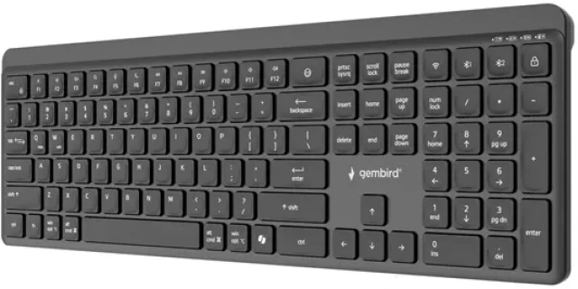 KB-WPS-03 Gembird Bluetooth + 2.4 GHz Bezicni mis + tastatura US layout black Slika 4