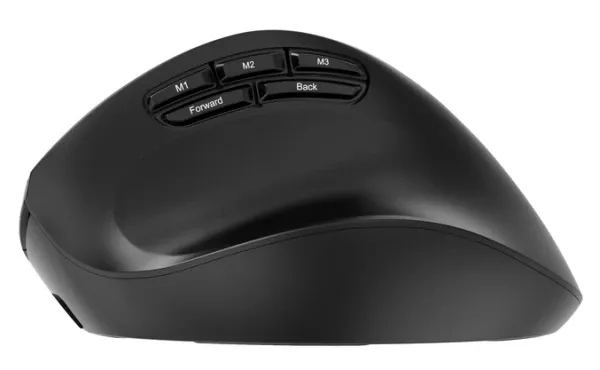 MUSW3-9B-01 Gembird Bežièni ergonomski miš sa 9 tastera i tri režima rada,crna,800-2400DPI,105mm Slika 6